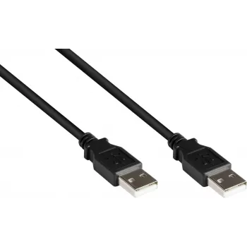 Good Connections Cabo USB 2.0 Alcasa A para A, 0,5 m, preto