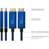 Cabo adaptador Good Connections GC 4520-CSF015B USB-C para HDMI, 4K@60Hz, 1,5m, preto