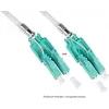 Good Connections cabo de rede de fibra ótica OM3 duplex LC/LC Uniboot, 50/125µm, LSZH, aqua, 5m LW-U805LC3