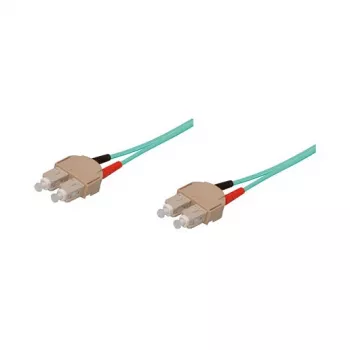 Good Connections Cabo Patch de Fibra Ótica Multimodo Duplex OM3 SC/SC, LSZH, 3m, polaridade intercambiável