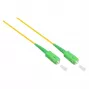 Cabo de fibra ótica OS2 Simplex LC/SC SM 9/125 µm 5 m amarelo