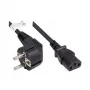 Good Connections Cabo de alimentação Schuko para IEC C13, ficha angular, 1,5 m, preto
