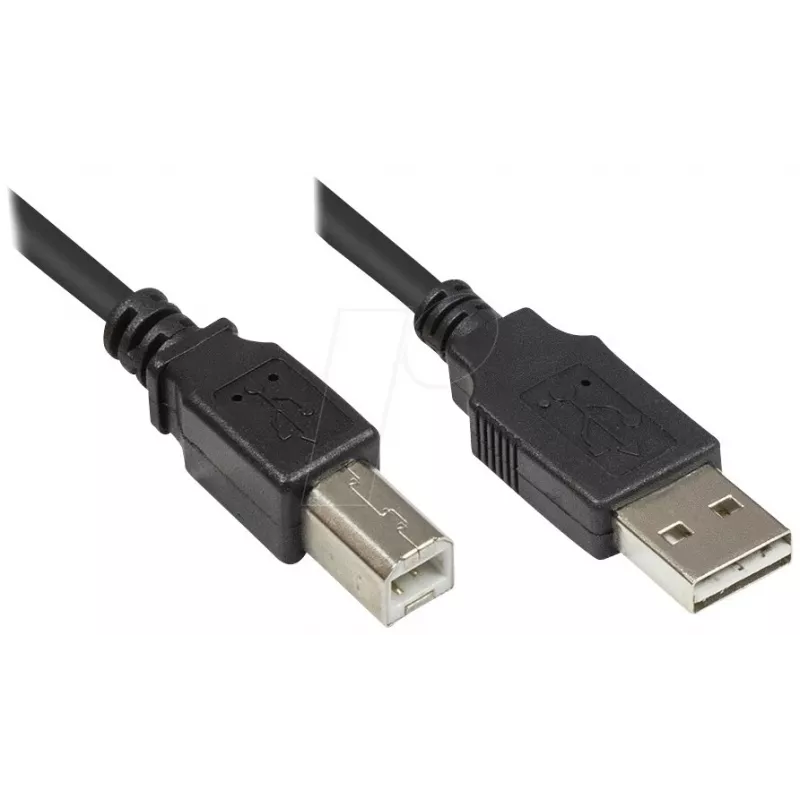 Cabo USB 2.0 A-B Good Connections 2 m preto