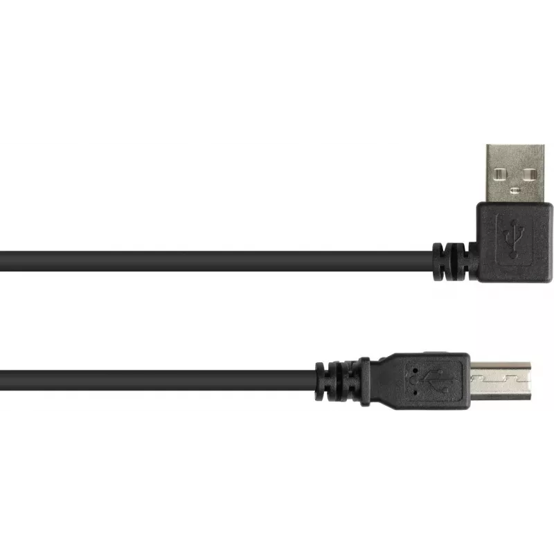 Good Connections Cabo USB 2.0 Type-A angular para Type-B - Preto - 0,5 m