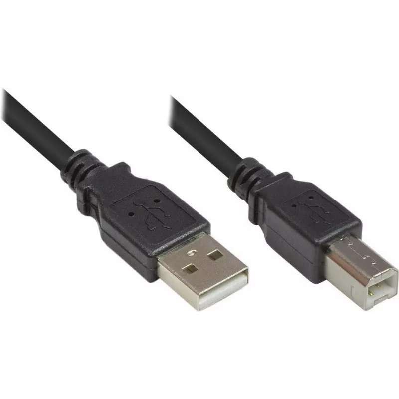 Good Connections Cabo USB 2.0 Type-A para Type-B - preto - 0,5 m