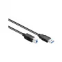 Cabo USB 3.0 A-B Good Connections preto 0,5m