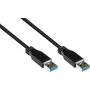 Good Connections Cabo USB 3.0, Type-A macho para Type-A macho, preto, 0,5 m 2712-S005