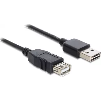 GoodConnections Alcasa 2511-EU01 cabo de extensão USB 2.0, ficha USB-A macho para USB-A fêmea, 1,8 m, preto