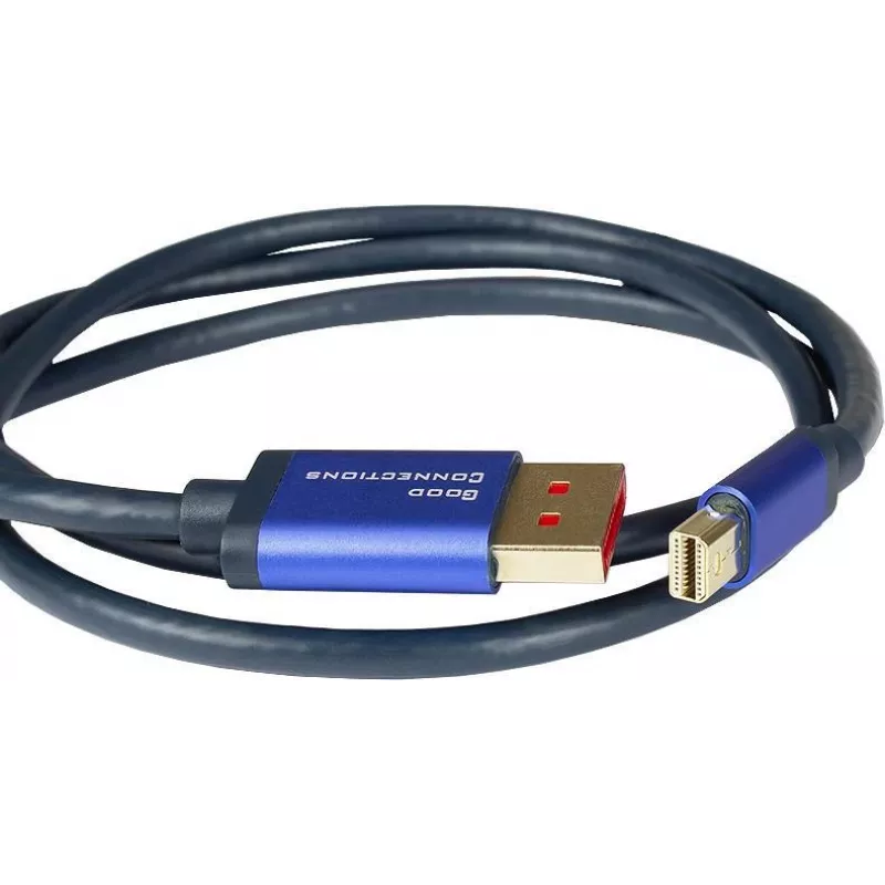 GoodConnections Alcasa 4824-SF010B Cabo Mini DisplayPort para DisplayPort 1m Azul 4K@60Hz
