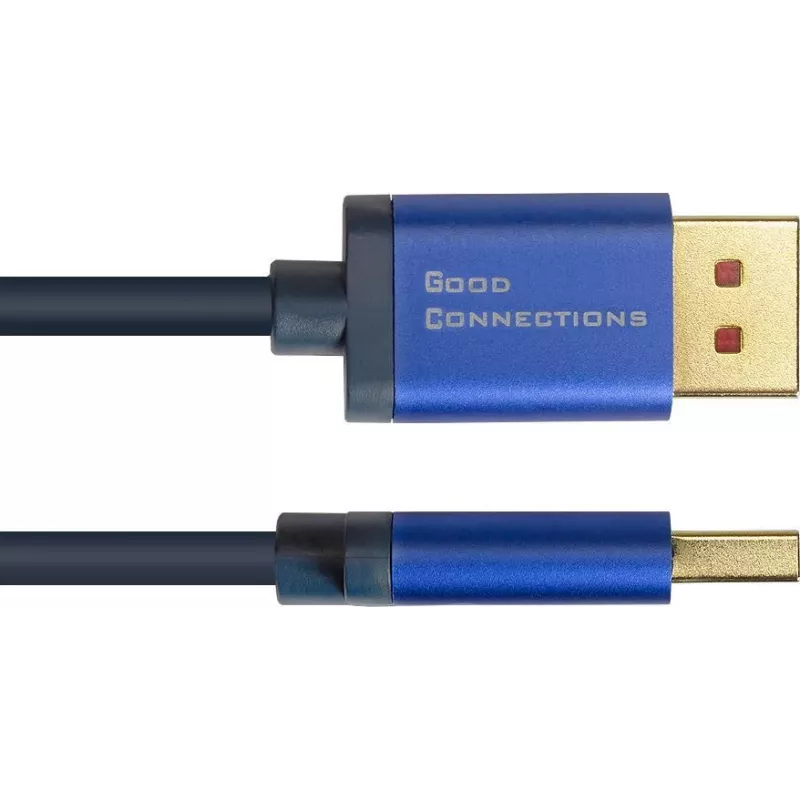 GoodConnections Alcasa 4824-SF010B Cabo Mini DisplayPort para DisplayPort 1m Azul 4K@60Hz