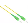 GoodConnections Alcasa LW-S920SASA OS2 Cabo de patch de fibra ótica monomodo LC para SC, 20 m, amarelo, LSZH