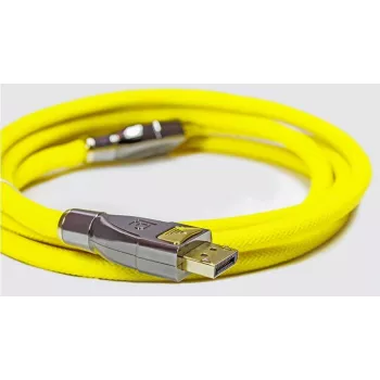 GoodConnections Alcasa Python Cabo DisplayPort 1.4 8K 60Hz 2m macho a macho Dourado GC-M0074