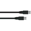 GoodConnections Cabo Alcasa UK30P-AA-030S USB 3.2 Gen 1 – USB-A para USB-A, 3 m, Preto