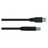 GoodConnections Alcasa UK30P-AB-005S Cabo USB 3.2 Gen 1, USB-A para USB-B, 0,5 m, preto