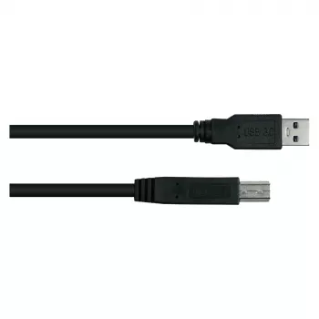 GoodConnections Alcasa UK30P-AB-005S Cabo USB 3.2 Gen 1, USB-A para USB-B, 0,5 m, preto