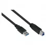 GoodConnections Alcasa UK30P-AB-005S Cabo USB 3.2 Gen 1, USB-A para USB-B, 0,5 m, preto
