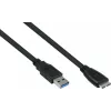 GoodConnections Alcasa UK30P-AMB-005S cabo USB 3.2 Gen 1, USB-A para Micro-B, 0,5 m, preto