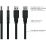 GoodConnections Alcasa UK30P-AMB-005S cabo USB 3.2 Gen 1, USB-A para Micro-B, 0,5 m, preto