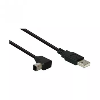 GoodConnections Cabo USB 2.0 A para B angular Alcasa, 5 m, preto