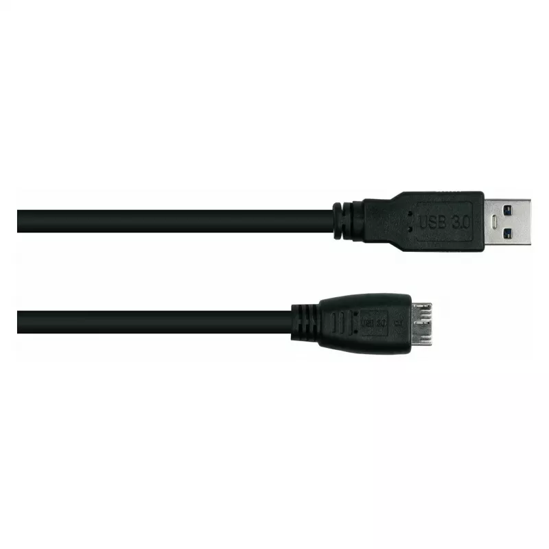 GoodConnections Alcasa cabo USB 3.2 Gen 1, USB-A para Micro-B, 1,8 m, preto