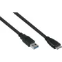 GoodConnections Alcasa Cabo USB 3.2 Gen 1, USB-A para Micro-B, 3 m, preto UK30P-AMB-030S