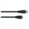 Cabo GoodConnections Alcasa USB 3.2 Gen 1, USB-A para Micro-USB B, 1 m, preto