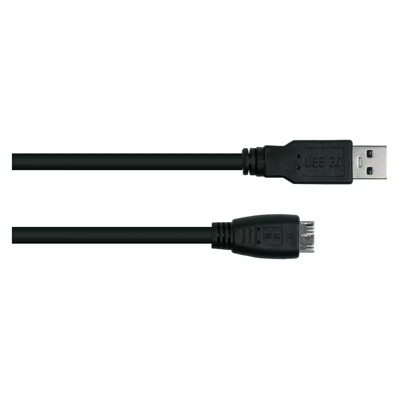 Cabo GoodConnections Alcasa USB 3.2 Gen 1, USB-A para Micro-USB B, 1 m, preto