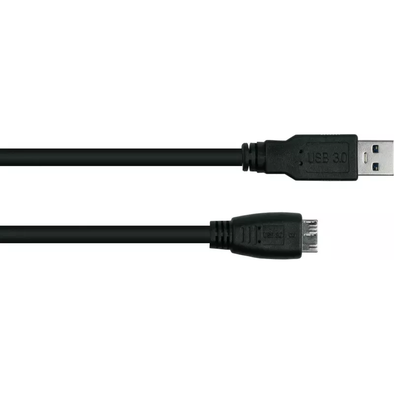 Cabo GoodConnections Alcasa USB 3.2 Gen 1, USB-A para Micro-USB B, 1 m, preto