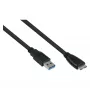 Cabo GoodConnections Alcasa USB 3.2 Gen 1, USB-A para Micro-USB B, 1 m, preto