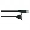 GoodConnections Alcasa Cabo de extensão USB 3.2 Gen 1 (ficha USB-A para ficha USB-A) 1m, preto