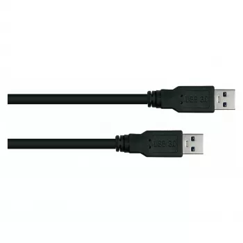 GoodConnections Alcasa cabo patch USB 3.2 Gen 1 Type-A para Type-A 0,5 m preto (UK30P-AA-005S)