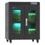 GoodConnections ANTARES PRO N24C carrinho de carregamento de portáteis para portáteis até 15,6 polegadas, USB-C 65W PD 3.0, desinfeção UVC, preto