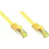 Cabo de patch Cat.7 RJ45 GoodConnections - 25m, amarelo, S/FTP PiMF, sem halogéneos, 600MHz (8070R-250Y)