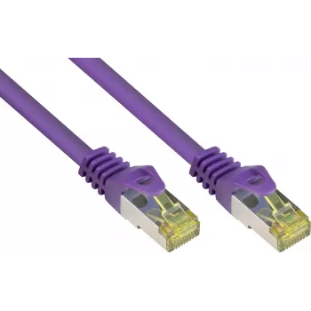 Cabo de patch Cat.7 S/FTP GoodConnections com RNS® Latch Protection, 40 m, violeta 8070R-400V