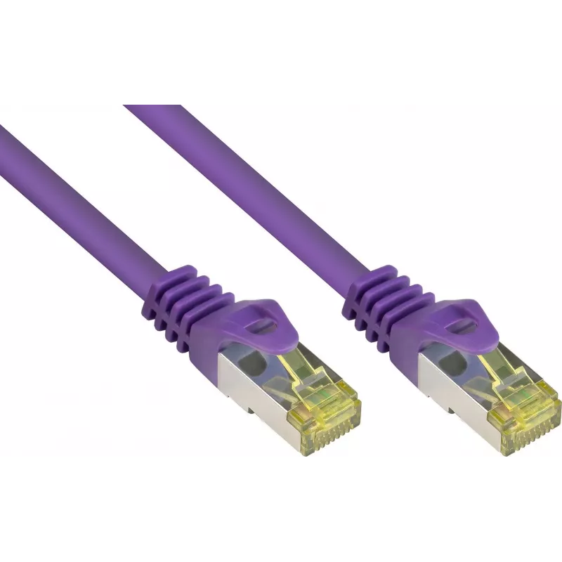 Cabo de patch Cat.7 S/FTP GoodConnections com RNS® Latch Protection, 40 m, violeta 8070R-400V