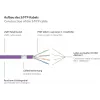 Cabo de patch Cat.7 S/FTP GoodConnections com RNS® Latch Protection, 40 m, violeta 8070R-400V