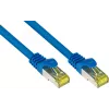 GoodConnections Cabo de rede Cat.7 S/FTP RJ45, 15m, azul, sem halogéneos, 600MHz, proteção da patilha 8070R-150B