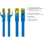GoodConnections Cabo de rede Cat.7 S/FTP RJ45, 15m, azul, sem halogéneos, 600MHz, proteção da patilha 8070R-150B