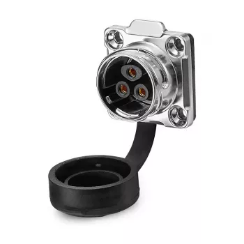 Conector industrial GoodConnections GC IC03-20P302 S3 alimentação 3 pinos conector fêmea IP67