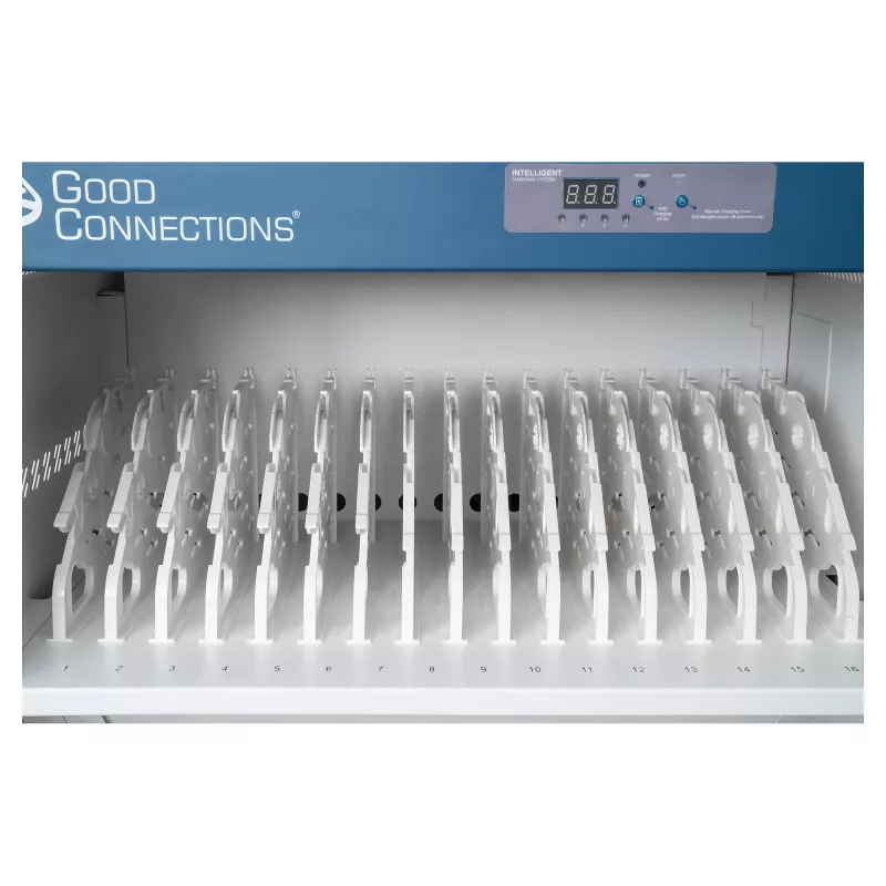 Carrinho de carregamento de portáteis GoodConnections GEMMA N32 Branco/Azul
