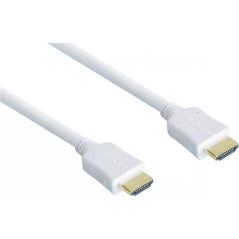 GoodConnections cabo HDMI de alta velocidade com Ethernet - conectores banhados a ouro - branco - 1,5m