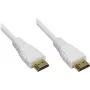 GoodConnections cabo HDMI de alta velocidade com Ethernet - conectores banhados a ouro - branco - 1,5m
