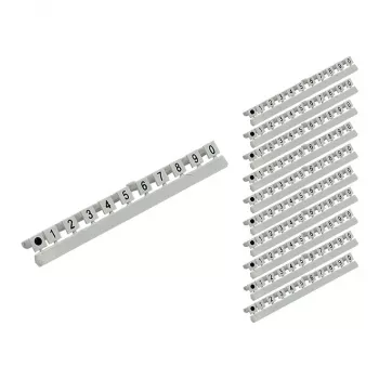 Marcadores numéricos GoodConnections para cabos de fibra ótica LC, marcação 0 a 9, conjunto de 10 peças, Good Connections® (GC-N0070)