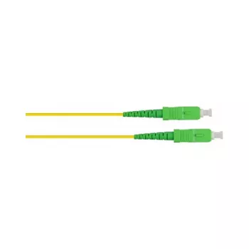 Cabo de rede de fibra ótica GoodConnections OS2 Simplex SC/SC SM 9/125 30m LSZH amarelo