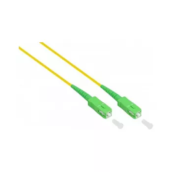 Cabo de rede de fibra ótica GoodConnections OS2 Simplex SC/SC SM 9/125 30m LSZH amarelo