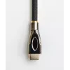 Cabo HDMI de alta velocidade GoodConnections PYTHON Series com Ethernet, 4K UHD 60Hz, 18Gbps, banhado a ouro, trança de nylon, 3m, Preto (GC-M0018)