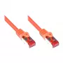 Cabo de rede GoodConnections RNS® Cat.6 S/FTP com proteção da lingueta, laranja, 20 m (8060-200O)