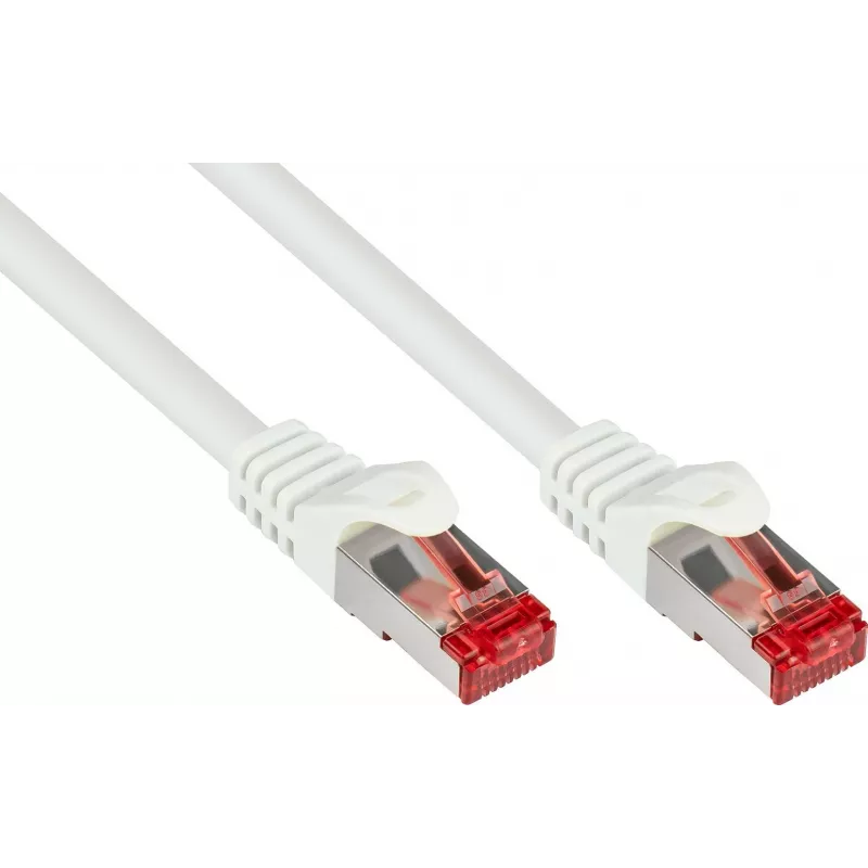 Cabo de rede GoodConnections RNS® Cat.6 S/FTP PiMF com proteção da patilha, branco, 25 m 8060-250W