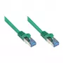 Cabo de rede GoodConnections RNS® Cat. 6A S/FTP com proteção da lingueta, isento de halogéneos, verde, 15m