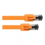 GoodConnections RNS® Cat.8.1 S/FTP Cabo de rede, LSZH, 2000MHz, 40Gbit/s, Laranja, 1m